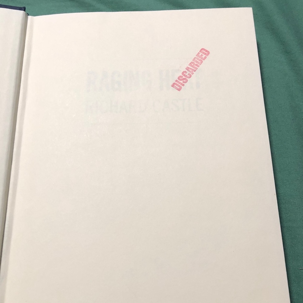 🏋️‍♂️ Raging Heat by Richard Castle Hardcover - Picture 5 of 8